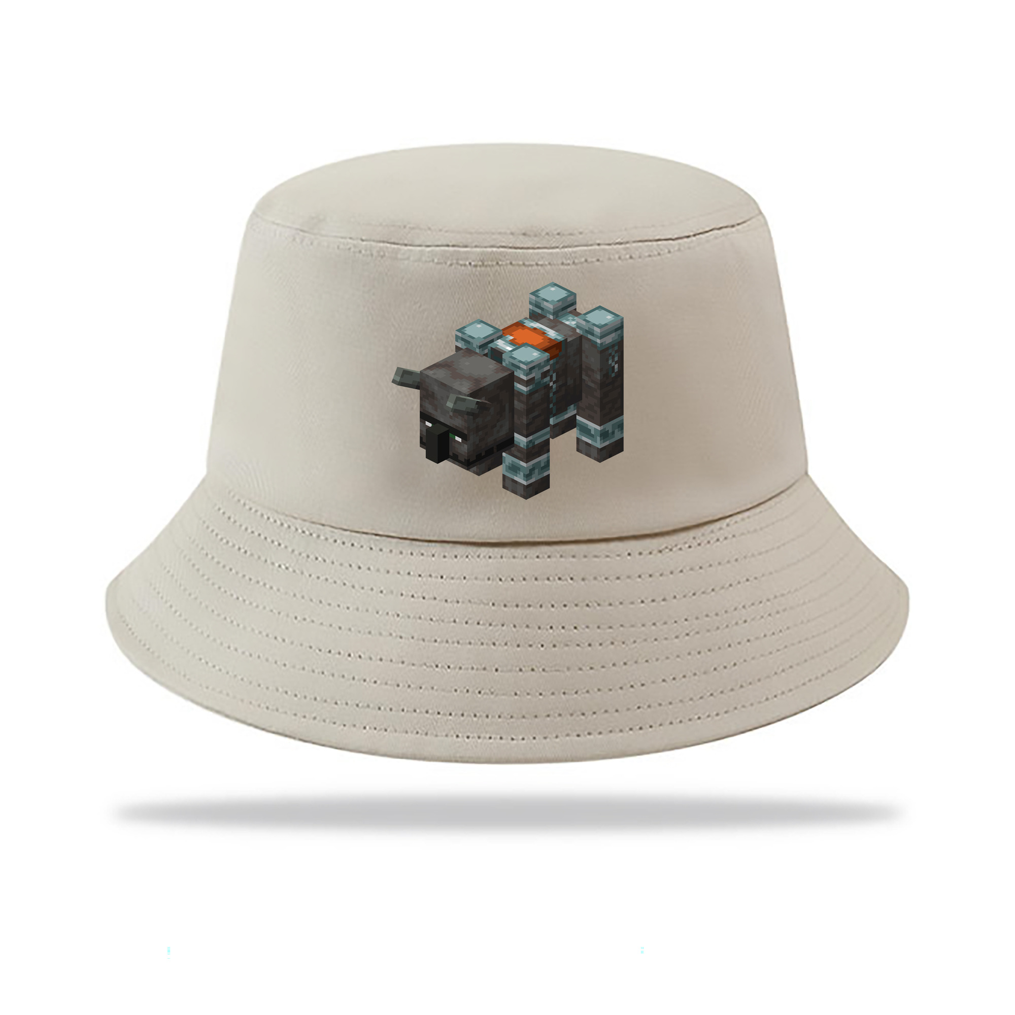 （画像用） マインクラフト ブロックの世界 Minecraft MC Block world アウトドア日除けバケットハット